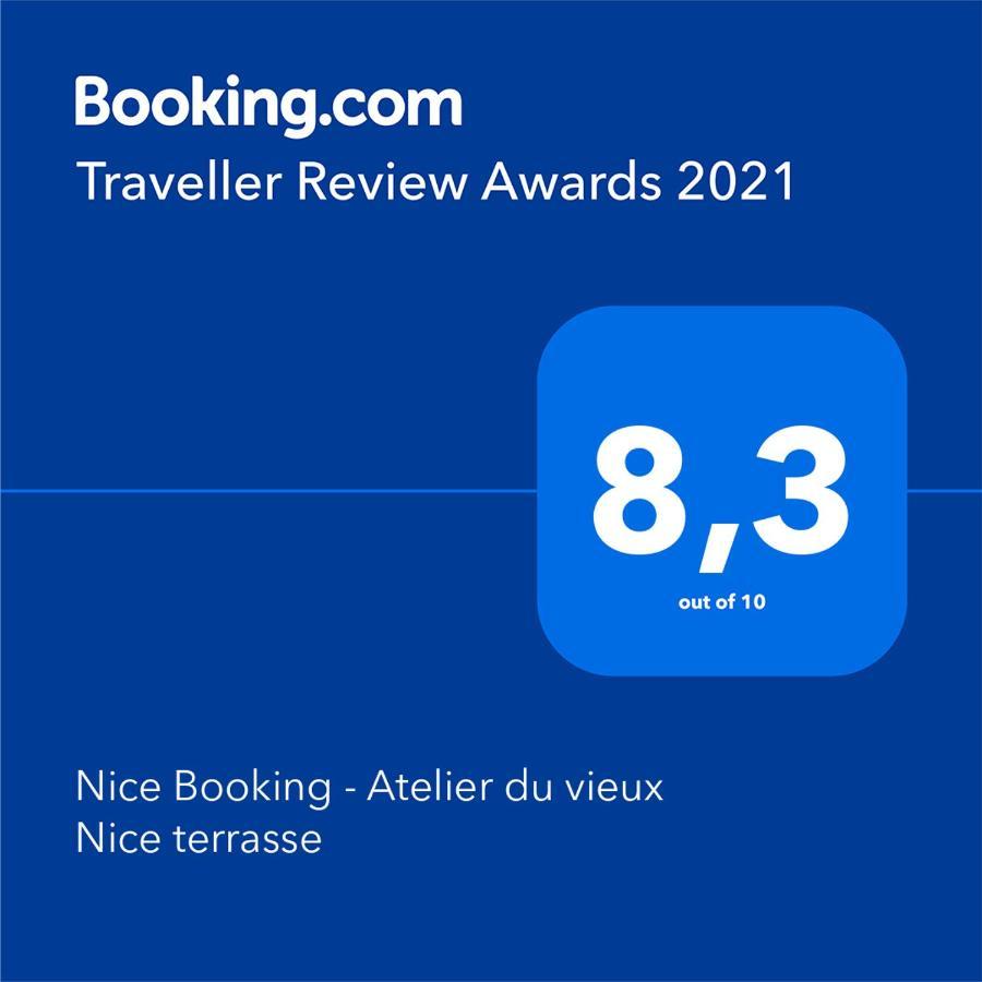 Nice Booking - Atelier Du Vieux Nice Terrasse Dış mekan fotoğraf